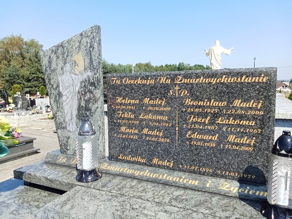 Grób Bronisław Madej